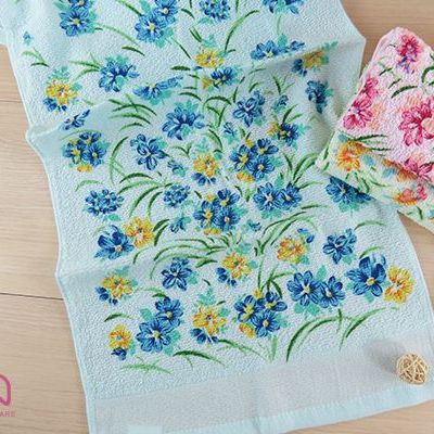 小雛菊印花毛巾 (16兩)